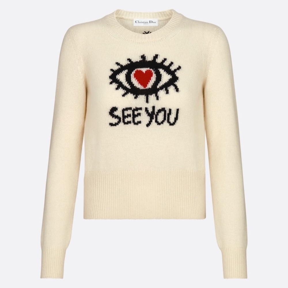 Christian Dior 2020 "I SEE YOU" Cashmere Sweater (Size Small)